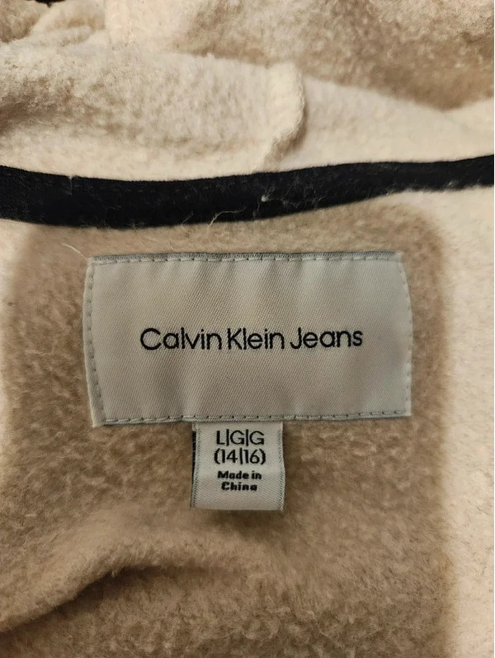 Calvin Klein Jeans Hoodie Size Large 14/16